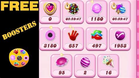 candy crush free boosters